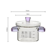 High-value Love Pink Glass Pan